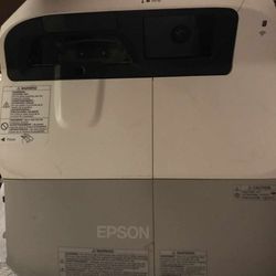 Epson Projector W/ Screen