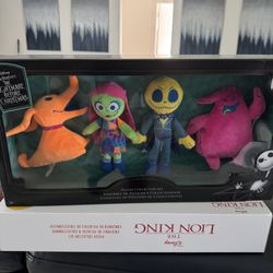 Nightmare Before Christmas Jack And Sally Plushies