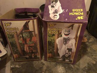 Vintage Porch Kids Halloween Decorations