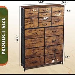 Rustic Brown Storage/dresser