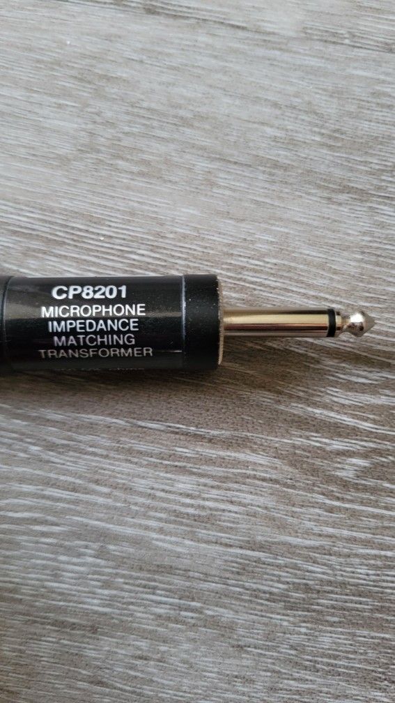 AudioTechnica CP8201 Microphone Impedance Matching Transformer Matches