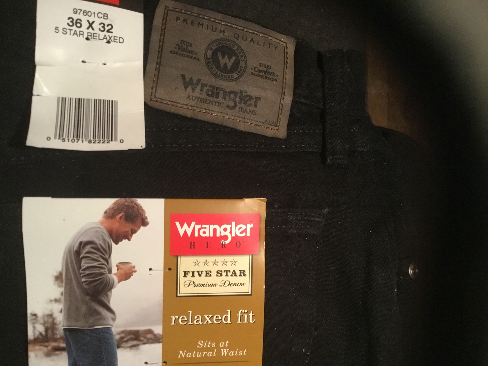 Man brand new wrangler black jeans for Sale in Derby, CT - OfferUp