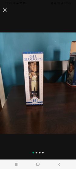 3 Gil Hodges Bobble Heads Los Angeles Dodgers