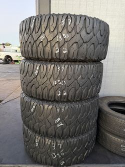 Set Of 4 Used Milestar Patagonia MT LT37/13.50/R22