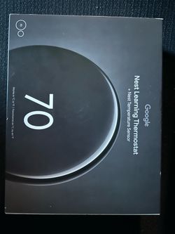 Google nest learning thermostat 4th Gen + Nest temperature sensor