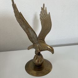 10” Brass American Eagle sculpture. NO HOLD