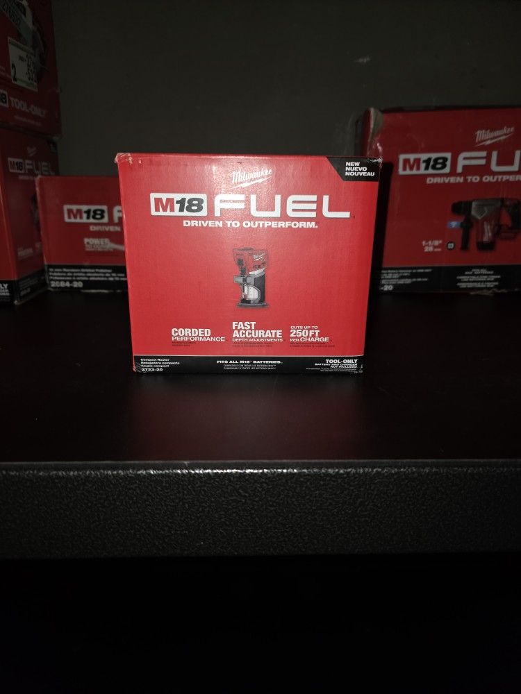 M18 FUEL 18V Lithium-lon Brushless Cordless Compact Router (Tool-Only)