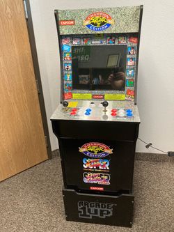 Arcade 1UP. Street Fighter II Champions edition . Works great. With riser. $275