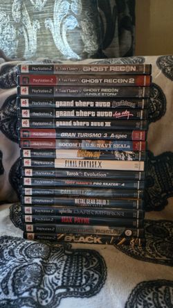 18 ps2 games.