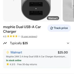 Dual USB-A Car Charger