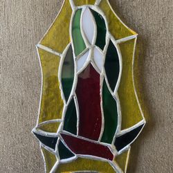 Virgen de Guadalupe Stained Glass Ornament