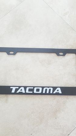 Tacoma Tag Frame