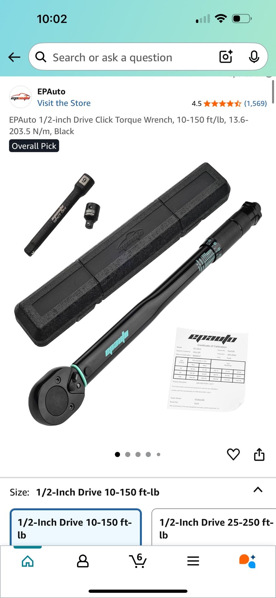 Epauto Driver Click Torque Wrench 