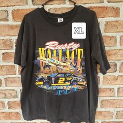 RUSTY WALLACE VINTAGE T-SHIRT 
