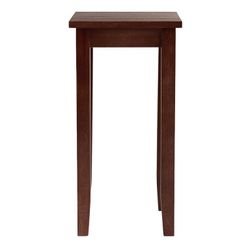 CHLOE TEA TABLE 24"H. COLOR: DEEP CHOCOLATE