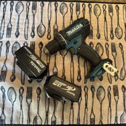 Makita 18v 1/2 Inch Drill Set 