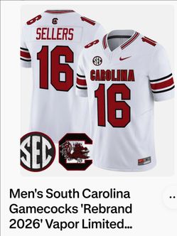 Nike South Carolina Gamecocks Sellers #16 Football Jersey Size XL👌