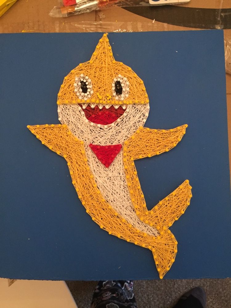 Baby…Shark String Art 