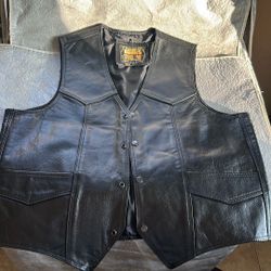 Genuine Leather Vest 