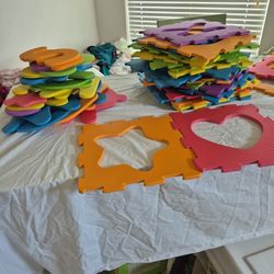 Alphabet & Shapes Toddler Mat 