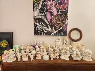 Precious Moments Collection From Late 1970's-1990s Set Of 45 Pieces 