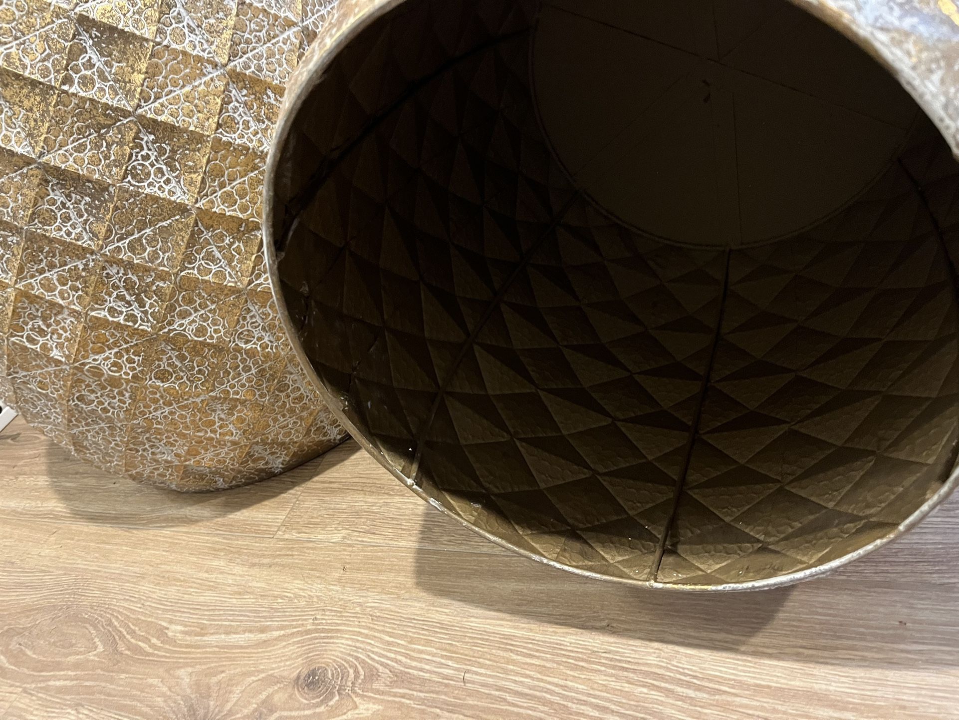 Brass indoor/outdoor nesting tables