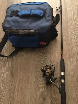 Penn Battle II 4000 Fishing Reel / 6FT Ugly Stick Rod Combo +