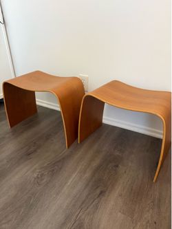 Design Within Reach Natural Wood Stools