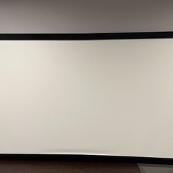 Silver Ticket Products Home Theater Fixed Frame Movie Projection Screen, 16:9 Format,