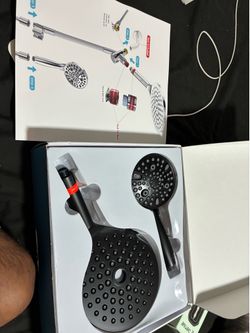 Makefit dual shower head and handheld combo