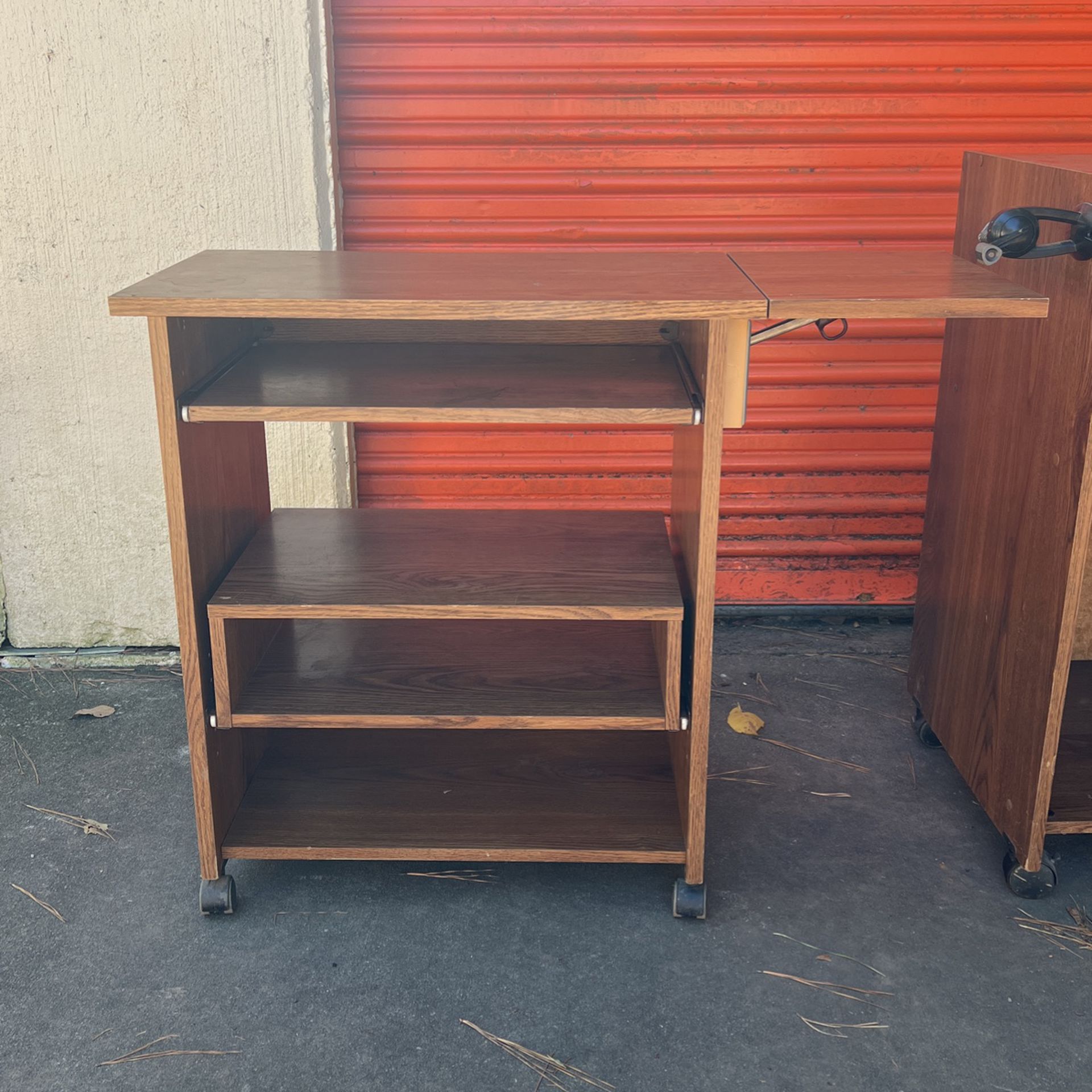 Small Set of Rolling Shelves