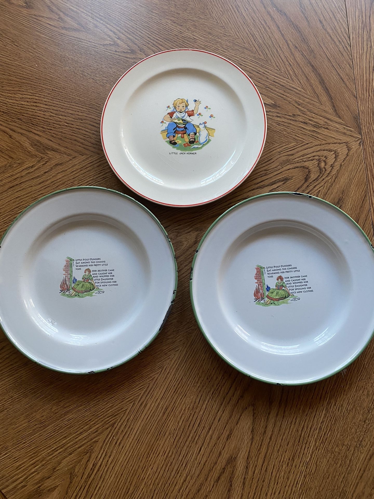 Collector Nursery Rhyme Plates