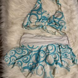 Bikini - Push Up Inserts Bathing Suit Mini Skirt Panties