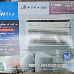 Midea 12,000 BTU Smart Inverter Air Conditioner with Heat