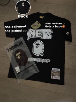 Nets x BAPE shirt