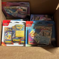 Brand New 3 Pack Pokemon Prismatic Evolutions Surging Sparks