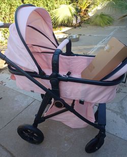 pink stroller