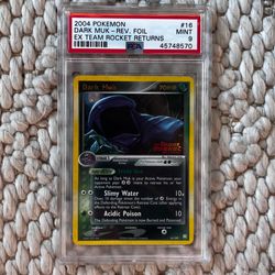 Team Rocket Returns Dark Muk Reverse Holo #16 2004 Psa 9