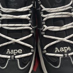 Bape Men's Sneakers Black/Athletic Size 11 Pre-Owned . Slightly Used With Box