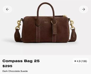 Coach compass bag 25