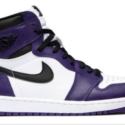 Court Purple Jordan 1 