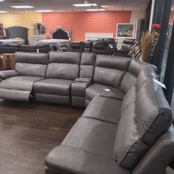 SECTIONAL SOFA SET AUTOMATIC RECLINING 