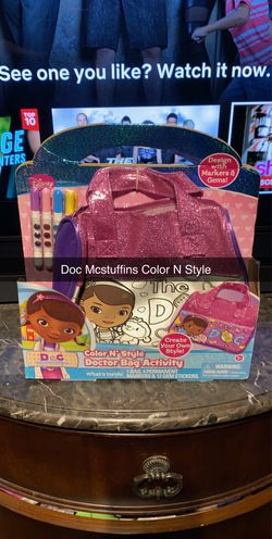 Doc Mcstuffins Color N Style Doctor Activity Bag
