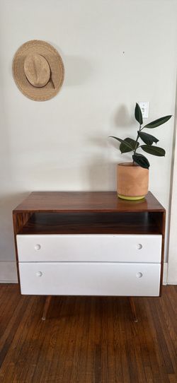 Mid-century modern solid wood dresser