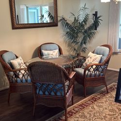 Wicker Table Set