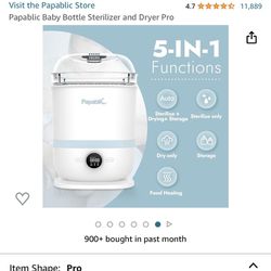 Papablic 5 In 1 Bottle Sterilizer Pro