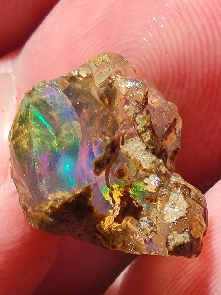 8.35ctw Welo Mines Ethiopian Fire Opal Rough 