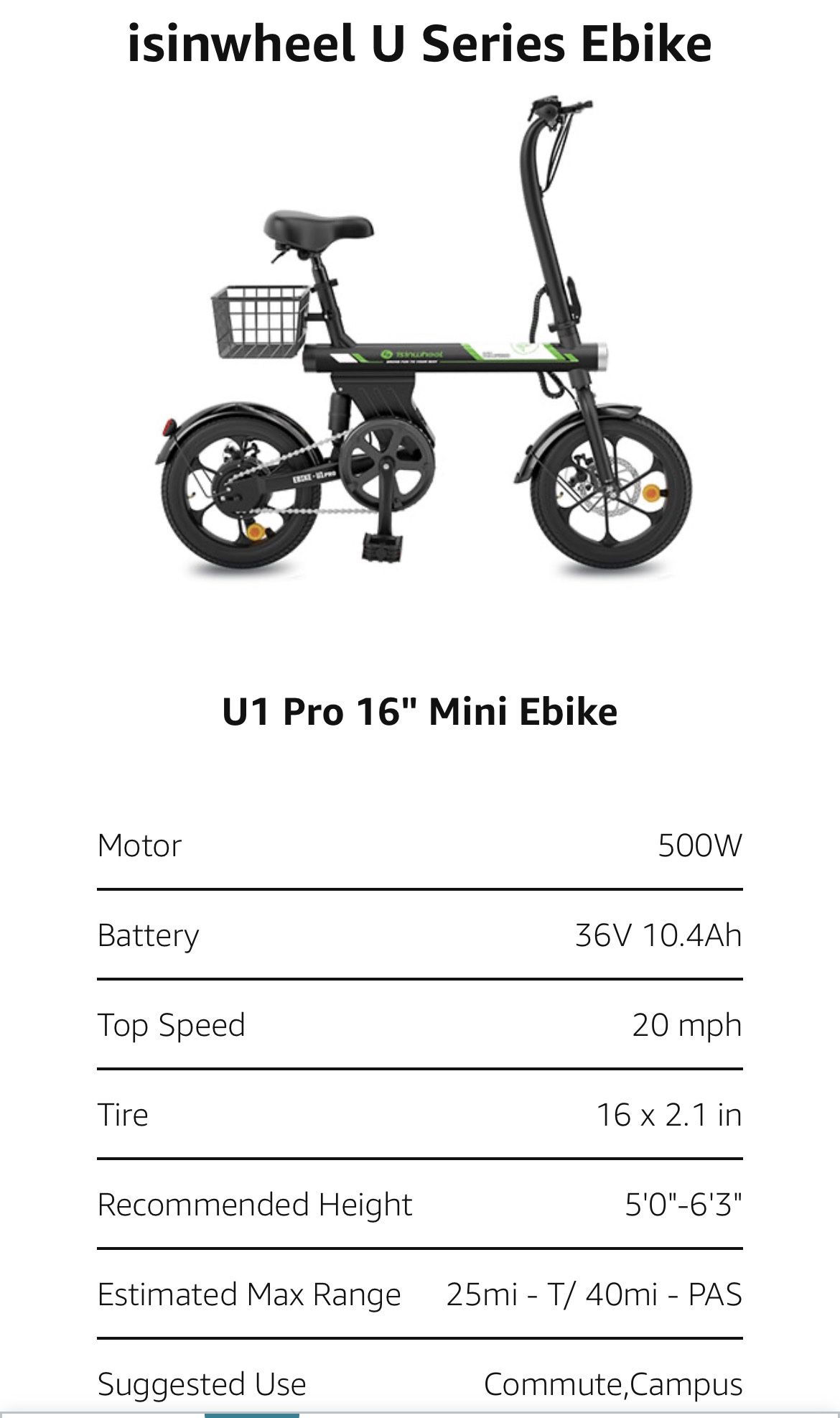 Isinwheel E-bike