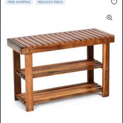 Wood Shelf Rack