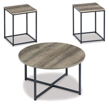 3pc Grey Table Set
